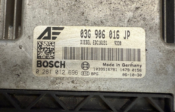 Wegfahrsperre Dateien  Seat Alhambra 2.0 TDI  Bosch EDC16U31  03G906016JP  0281012696  SW 1037381822  Software upgrade 03G906016JP  9330