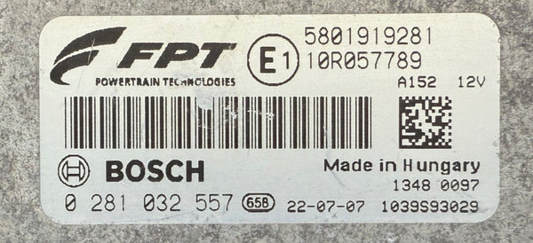 Original Files Iveco Daily 2.3 HPI Bosch EDC17C69  0281032557  5801919281  HW 580191281 SW P1458    Software upgrade  A085320W6LR00BFI0B520P05.HEX