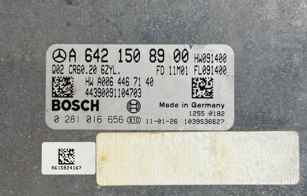Original Files Mercedes C218 , Bosch EDC17CP46  A6421508900  0281016656 , SW  6429028501 SWUP 6429038604