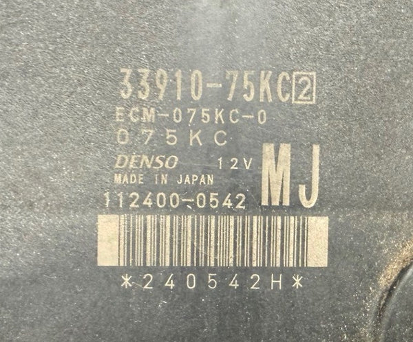 Suzuki SX4 , 1.6  79 KW  108 PS HP , Denso 057L1 , 33910-75KC   112400-0542 , HW ECM-075KC-0  ,  SW  6E05A6ML2YY1