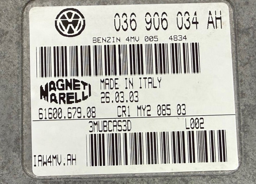 Immo Off file ,Wegfahrsperre , Seat Ibiza , Magneti Marelli  IAW4MV.AH  036906034AH , 036906034 AH , 61600.679.08