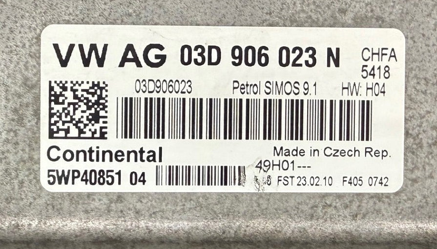 Immo Off File , Wegfahrsperre File , Skoda  Fbia 1.2  CHFA  , Continental Simos 9.1 03D906023N  , 03D906023 N  5WP40851  04