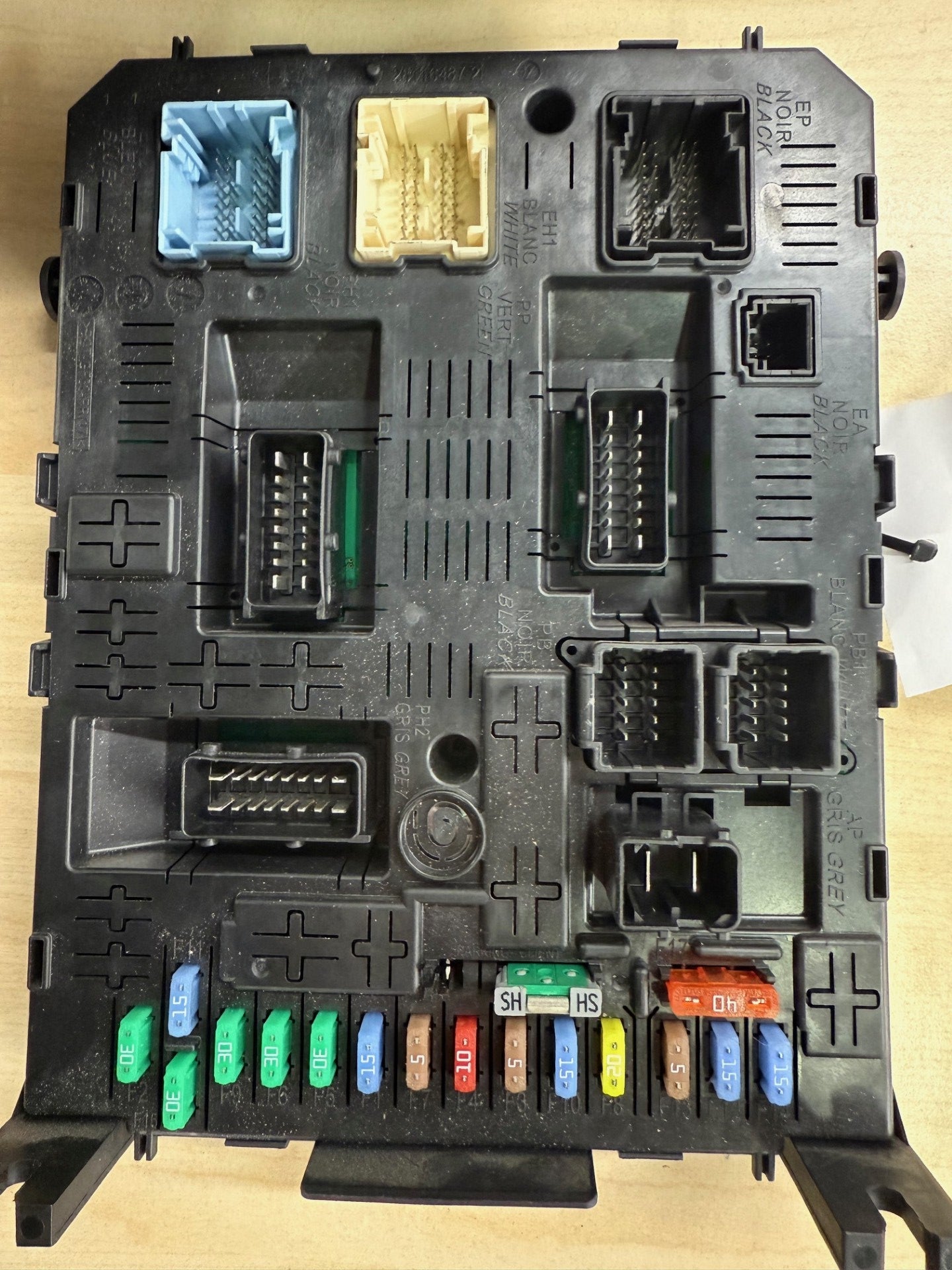 Original Files, Files with IMMO PIN CODE, Citroen C4 BSI BCM BSI04EV K05-00, 966405918001, Johnson Control JC PSA reference 9664058780, PSA Additional number 9664059180 Version 0501